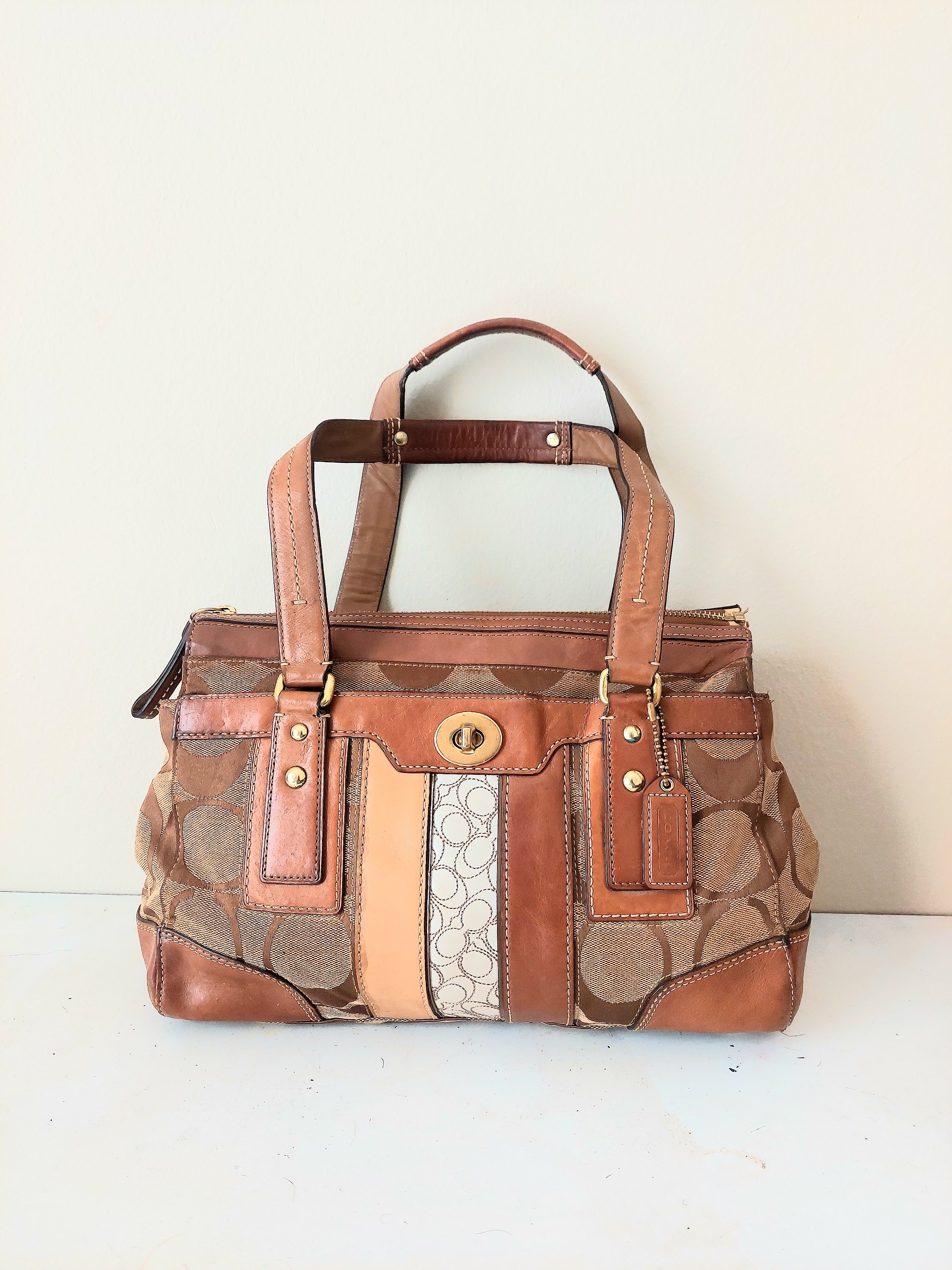 Vintage Coach Leather Shoulder Bag
