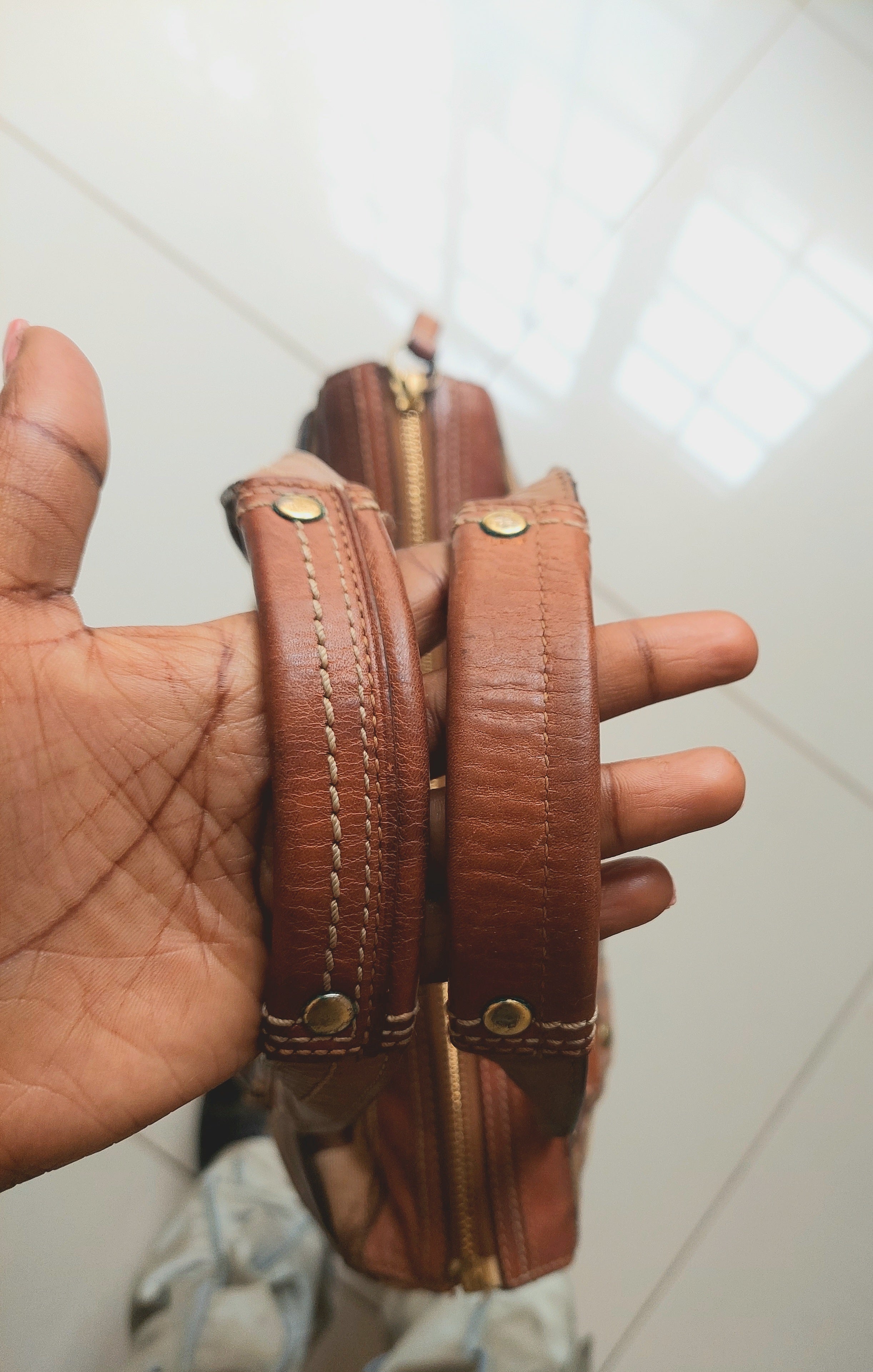 Vintage Coach Leather Shoulder Bag
