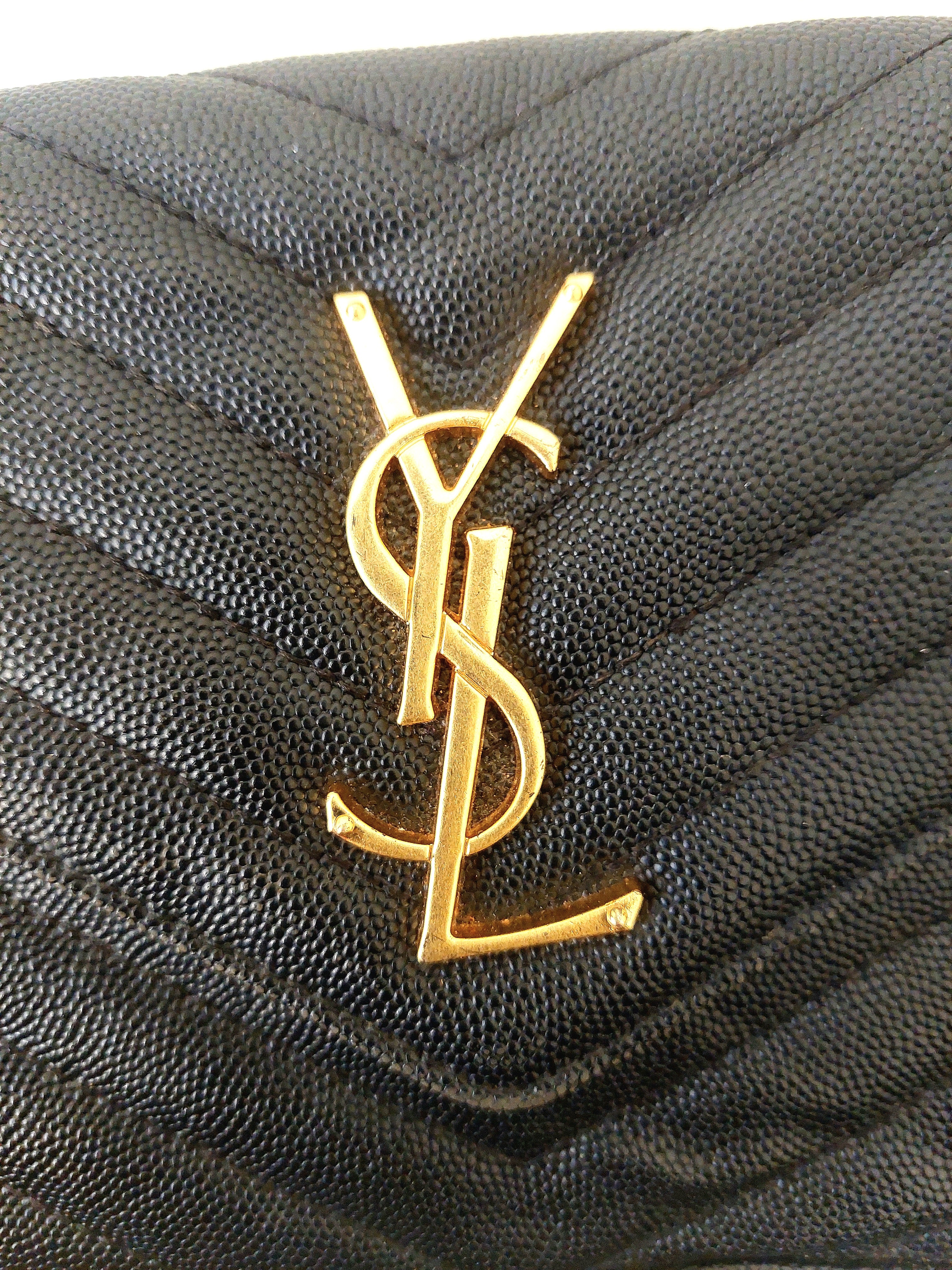 Vintage YSL Monogram Chain Wallet