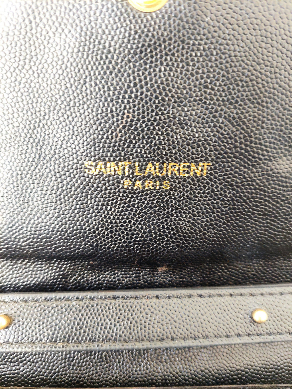 Vintage YSL Monogram Chain Wallet