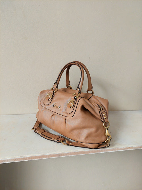 Vintage Coach Ashely In Rose Gold