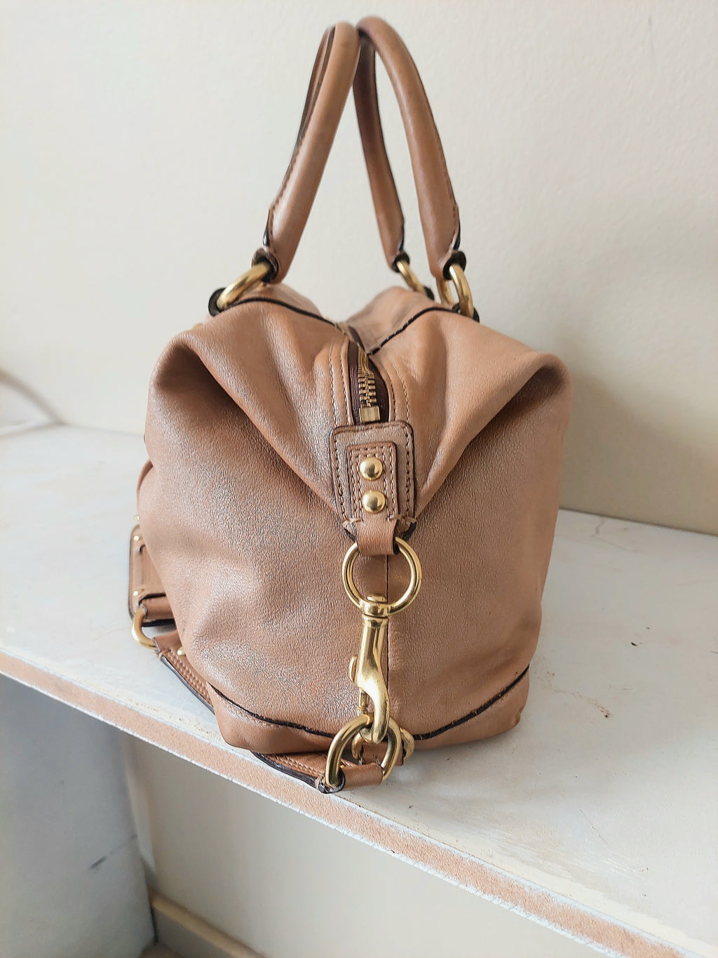 Vintage Coach Ashely In Rose Gold