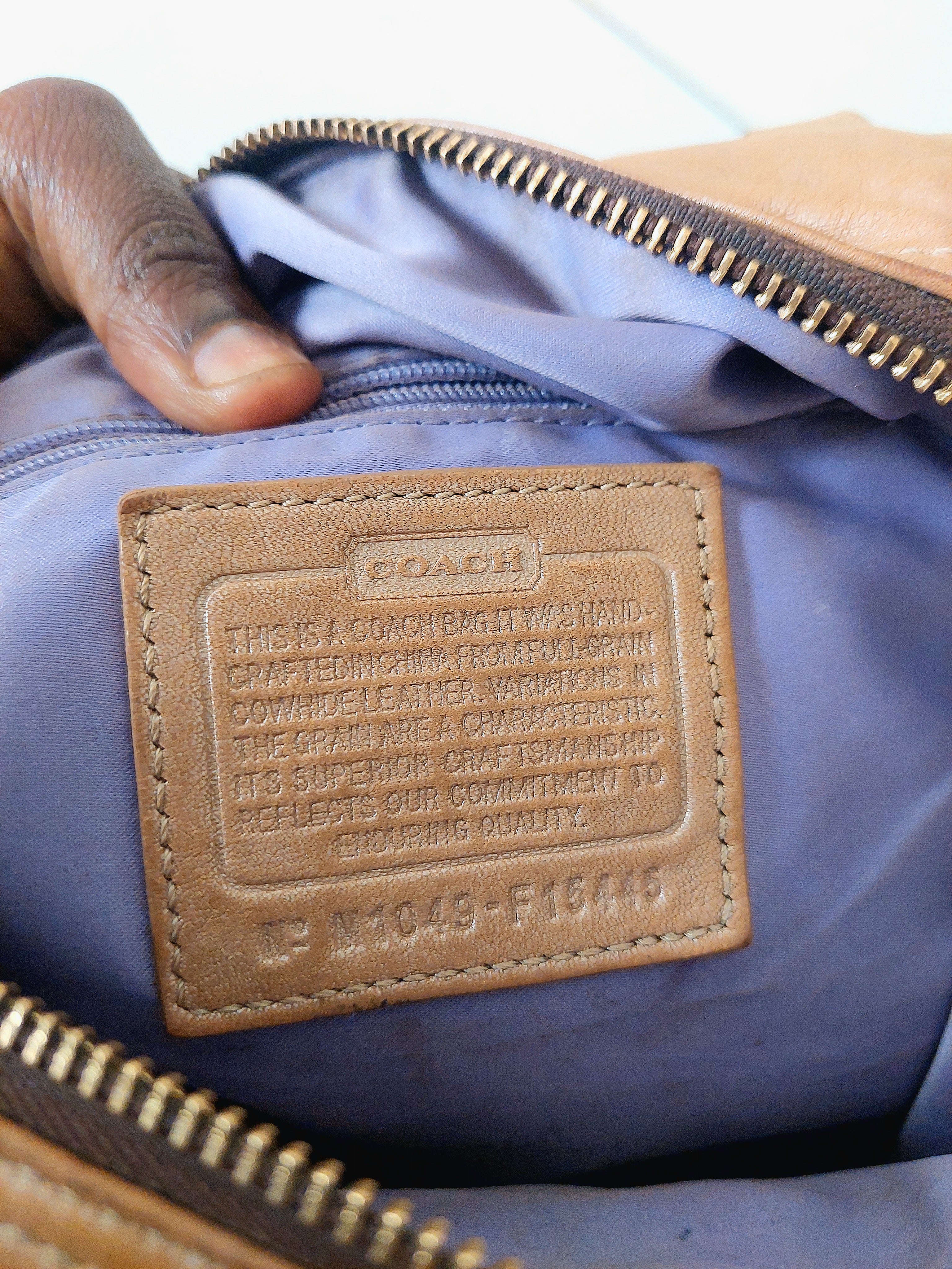 Vintage Coach Ashely In Rose Gold