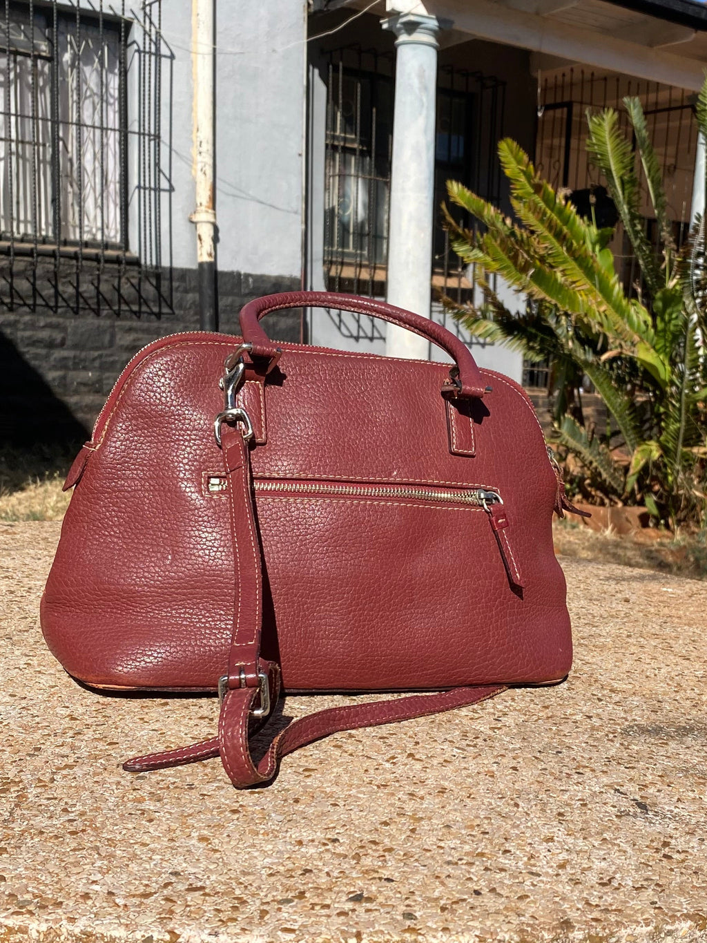Dooney & Bourke Pebbled Leather Satchel