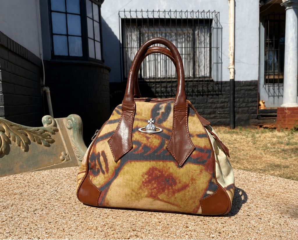 Vivienne Westwood Canvas & Leather Handbag