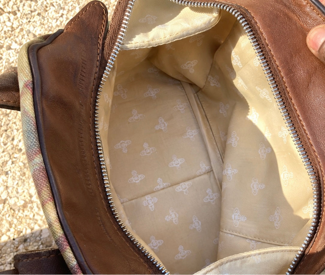 Vivienne Westwood Canvas & Leather Handbag