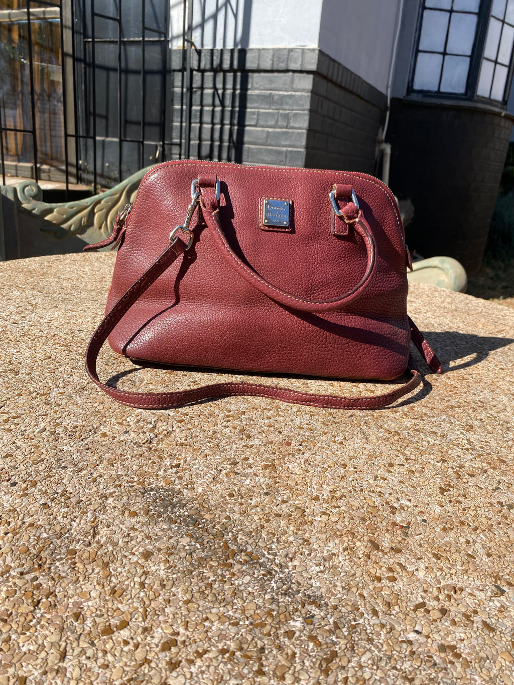 Dooney & Bourke Pebbled Leather Satchel