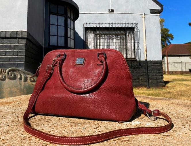 Dooney & Bourke Pebbled Leather Satchel